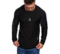Herren T-Shirt Lässige Baumwolle Rundhals Langarm T-Shirts Basic Pullover Herren T-Shirt Herren Langarm T-Shirt Lässiges T-Shirt Baumwolle Raglanhemden Herren T-Shirts Rundhals T-Shirts Lässiges Top