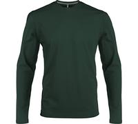 Herren T-Shirt langarm von notrash2003, Forest Green, L