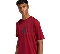 adidas Herren Future Icons Small Logo T-Shirt (Größe XL, rot)