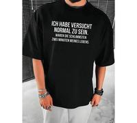 Herren-T-Shirt mit Herbst-Print, Premium-Baumwolle, Rundhalsausschnitt, bequeme Passform, lässig