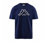 Herren-T-Shirt mit Marine-Logo, Blau KAPPA IT, Blau Marine, L