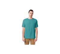 Herren-T-Shirt mit st ckgef rbtem Muster Schwarz S (D0102H7DAJ2)