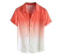Herren T-Shirt One Piece Shirt Muskelshirts Herren Sommertop Stringer Tank Top Herren Gym T Shirt Business Outfit Herren Kompressionsshirt(Orange, XL)