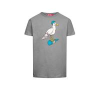 Derbe T-Shirt Sturmmöwe Herren Grau GOTS Organic Grau XL
