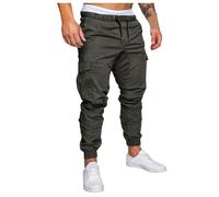 Herren Taktisch Hose Sale Men Camouflage Kampfhose mit Knieschonern Robust Atmungsaktiv Pants Hosen Herren Slim fit Herren Hosen Cargo schwarz Bunte Hose Herren