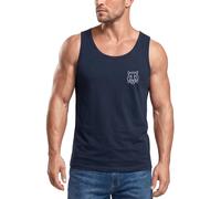 Herren Tank-Top Print Logo Tiger Polygon Design Sommer Fashion Printshirt Muskelshirt Männer