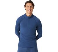 Herren Tennis-Langarm-T-Shirt Björn Borg Midlayer Half - sargasso sea - Blau (L)
