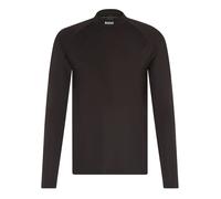 Herren Tennis-Langarm-T-Shirt BOSS Tock Active Long-Sleeved - black - Schwarz (S)