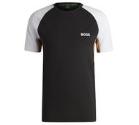 Herren Tennis-T-Shirt BOSS Active Colour Blocked - Schwarz (M)