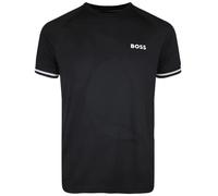 BOSS Green Regular Fit T-Shirt mit Label Print Modell 'TOC SERVE 2' in Black, Größe L