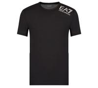 Herren Tennis-T-Shirt EA7 Man Jersey - Schwarz (M)
