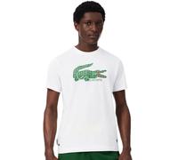 Herren Tennis-T-Shirt Lacoste Roland-Garros Edition - white - Weiß (XL)