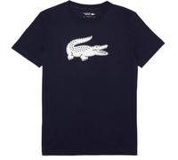 Herren Tennis-T-Shirt Lacoste SPORT 3D Print Crocodile Breathable Jersey - navy blue/white - Blau (XL)