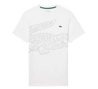 Lacoste Sport Regular Fit Sport-T-Shirt aus Baumwoll-Mix in Weiss, Größe XL