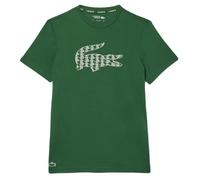 Herren Tennis-T-Shirt Lacoste Ultra Dry Pique - Grün (S)