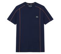 Herren Tennis-T-Shirt Lacoste Ultra Dry Sport - navy blue - Blau (L)