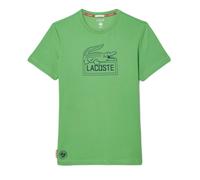 Herren Tennis-T-Shirt Lacoste Ultra-Dry Sport Roland Garros Edition - green - Grün (L)