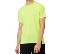 Herren Tennis-T-Shirt New Balance Accelerate Short Sleeve - cosmic pineapple - Gelb (L)