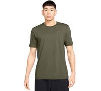Herren Tennis-T-Shirt Nike Sportswear Club - medium olive/parachute beige - Grün (L)