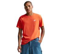 Herren Tennis-T-Shirt Nike Sportswear Club - orange/white - Orange (L)