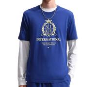 Herren Tennis-T-Shirt Nike Sportswear Graphic - deep royal blue - Blau (M)