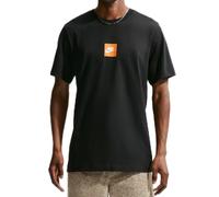 Herren Tennis-T-Shirt Nike Sportswear Just Do It - black/white - Schwarz (L)