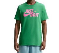 Herren Tennis-T-Shirt Nike Sportswear Just Do It - classic green - Grün (M)