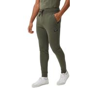 Herren Tennishose Björn Borg Centre Tapered - beetle - Grün (XXL)