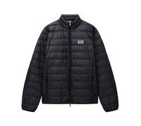 Herren Tennisjacke EA7 Man Woven Down - black - Schwarz (L)