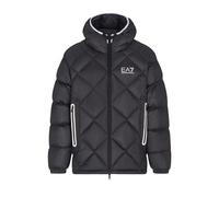 Herren Tennisjacke EA7 Man Woven Down - black - Schwarz (S)