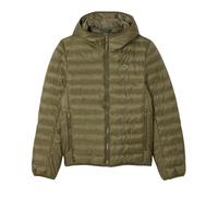 Herren Tennisjacke Lacoste Water-Repellent Quilted Puffed - khaki green - Grün (L)