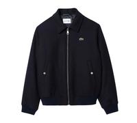 Herren Tennisjacke Lacoste Zip-Up Padded Wool Aviator - navy blue - Blau (M)