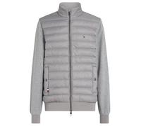Herren Tennisjacke Tommy Hilfiger Mix Media Stand CLLR - Grau (M)