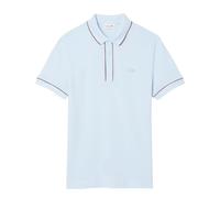 Herren Tennispoloshirt Lacoste Paris Stretch Piqué Regular Fit - Blau (M)