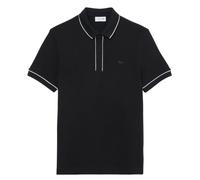 Herren Tennispoloshirt Lacoste Paris Stretch Piqué Regular Fit - Schwarz (M)