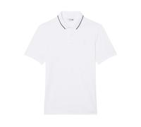 Herren Tennispoloshirt Lacoste Ultra Dry Heritage Tennis - white - Weiß (L)