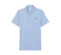 Herren Tennispoloshirt Lacoste Ultra Dry Print Sport - aphylla - Blau (L)