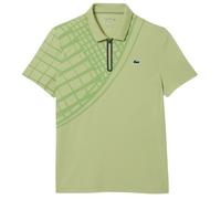Herren Tennispoloshirt Lacoste Ultra Dry Printed Slim Fit - green - Grün (M)