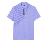 Herren Tennispoloshirt Lacoste Ultra Dry Printed Slim Fit Tennis - purple - Lila (XL)
