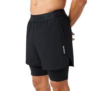 Herren Tennisshorts Björn Borg 2 In 1 - black beauty - Schwarz (XL)