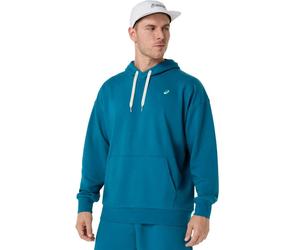 Herren Tennissweatshirt Asics French Terry Relaxed Pullover - dark teal - Blau (M)