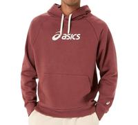Herren Tennissweatshirt Asics Logo Fleece - rusted rock - Braun (S)