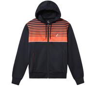 Herren Tennissweatshirt Australian Double Lines Jacket - blue navy - Schwarz, Blau (M)