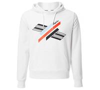 Herren Tennissweatshirt Australian Hoodie Fleece Stampa Special Edition - bianco - Weiß (S)