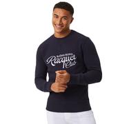 Herren Tennissweatshirt Björn Borg Ace Crew - night sky - Blau (L)