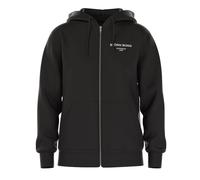 Herren Tennissweatshirt Björn Borg Essential 1 Zip - black beauty - Schwarz (XXL)