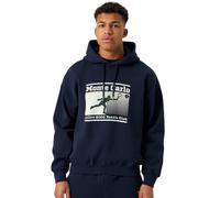 Herren Tennissweatshirt Björn Borg Oversized - night sky - Blau (M)