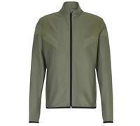 Herren Tennissweatshirt BOSS Active Push Full Zip - dark beige - Grün (L)