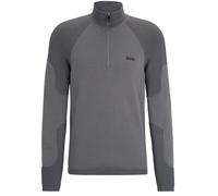 Herren Tennissweatshirt BOSS Perform-X 1/4 Zip - Grau (M)