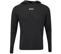 Herren Tennissweatshirt BOSS Scott Active - black - Schwarz (L)